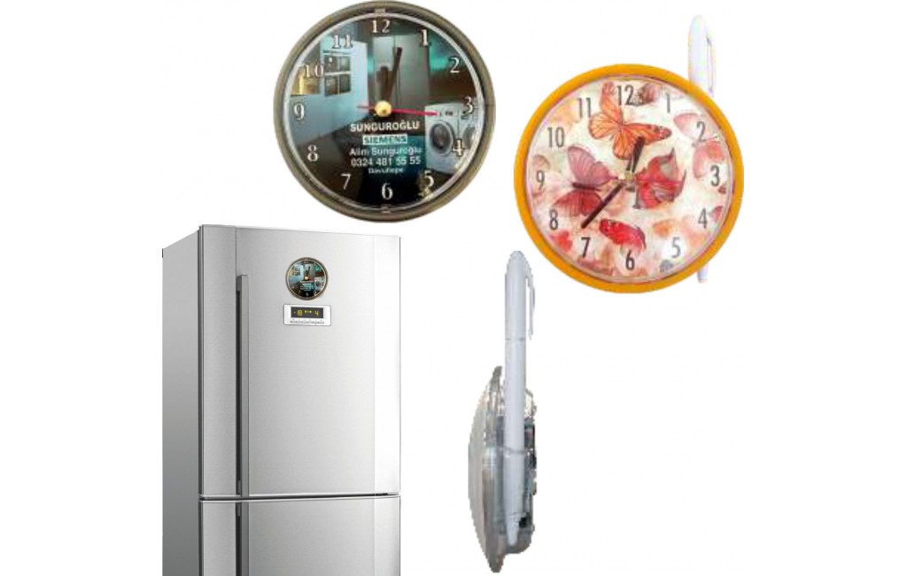 Buzdolabı Saati (11,5x11,5 cm )